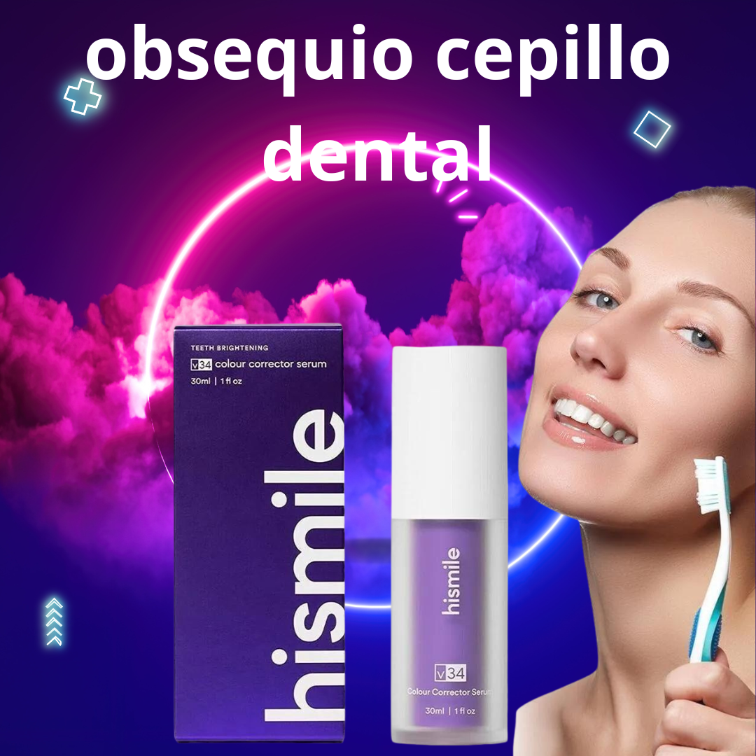 HISMILE CREMA DENTAL V34 GRATIS CEPILLO